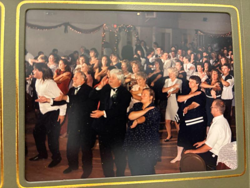 Dance floor being led by ladies