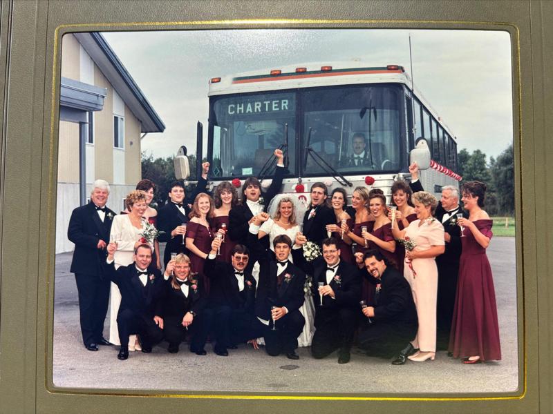 Was supposed to have limo - got a bus - we made the most out