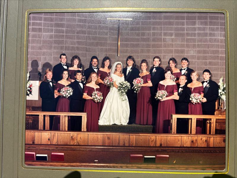 Whole wedding party